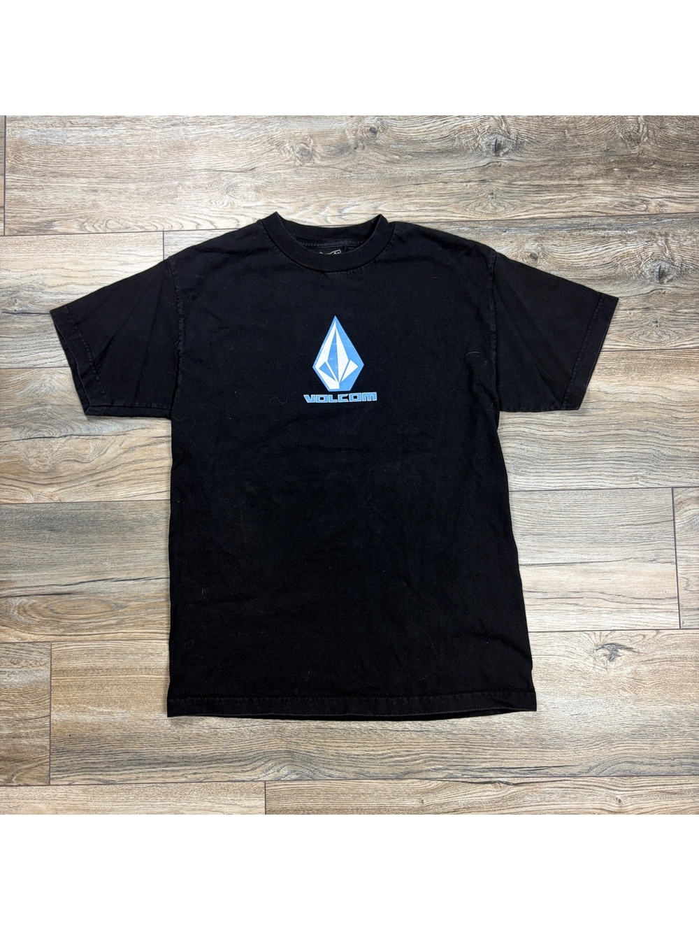 Y2K Volcom logo black T-shirt